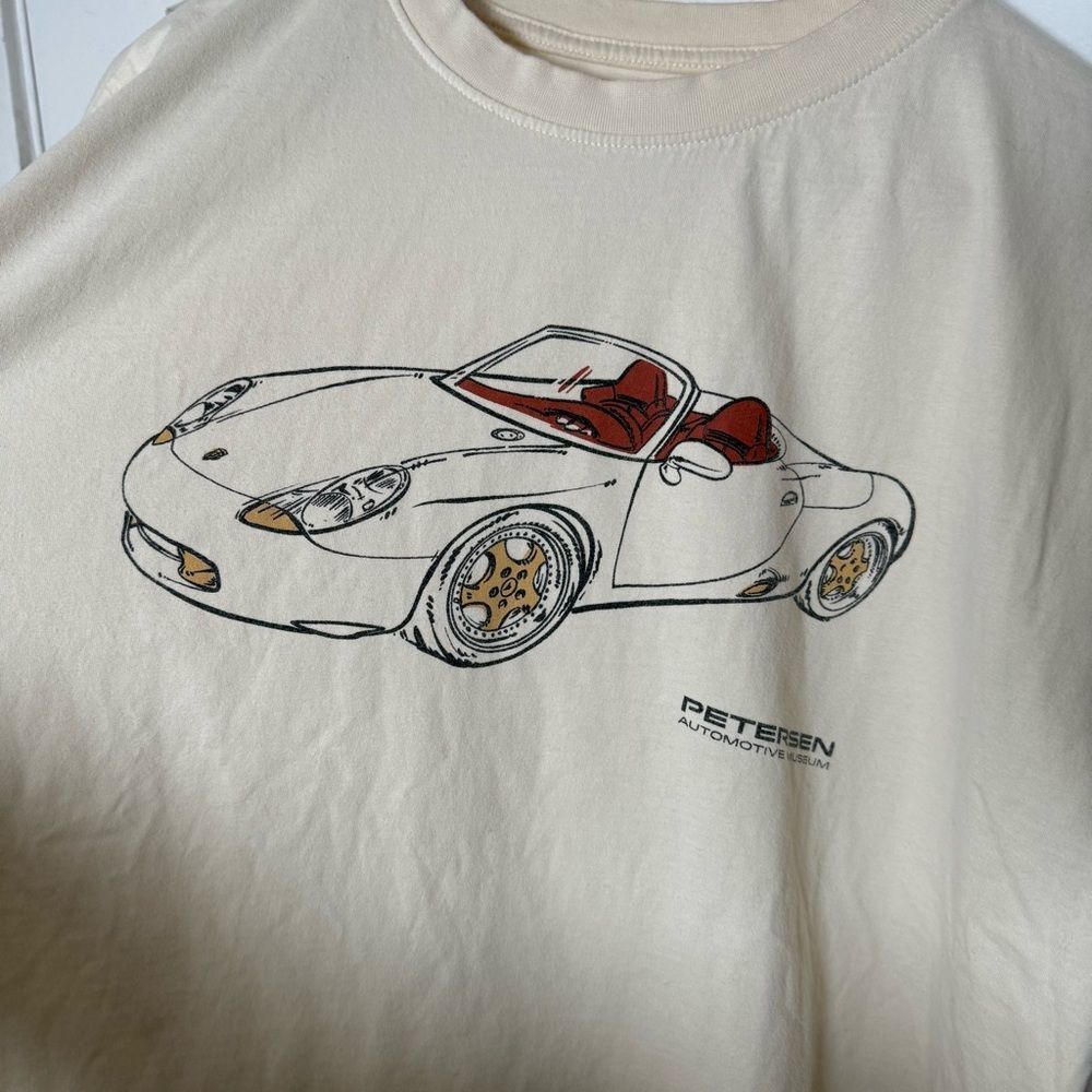 Porsche Boxster Petersen Automotive Museum T-Shirt Sz M Short Sleeve Cars - Picture 3 of 10